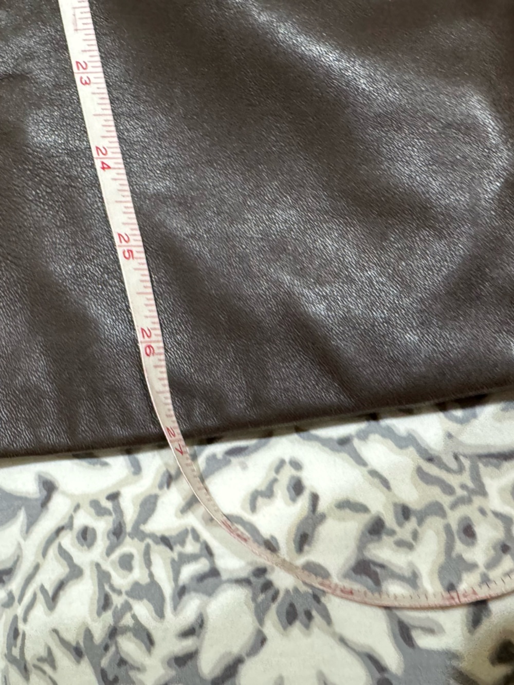 Women's Dark Brown Leather Zip-Front Jacket - Picture 13 of 15